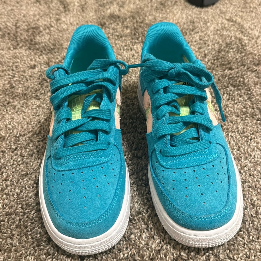 Nike Air Force 1 Oracle Aqua